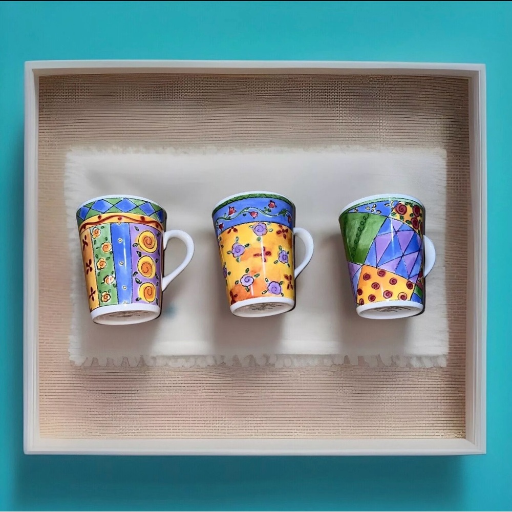 Sango Sweet Shoppe Sue Zipkin Mug set bundle of 3